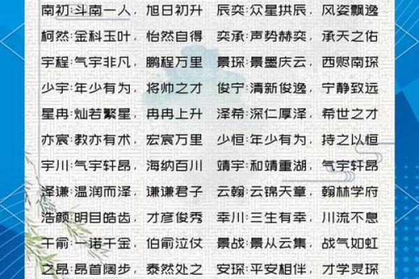 2019年4月19号子时出生的男孩要怎么起名字姓名