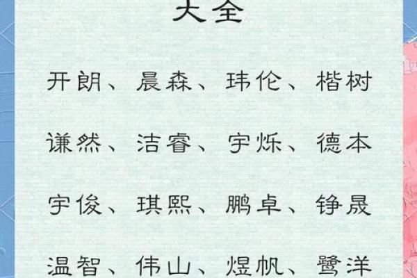 2019年4月24号卯时出生的男孩如何起名姓名