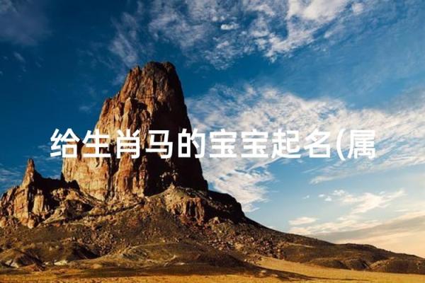 五月份出生的属马男孩该取什么名字姓名